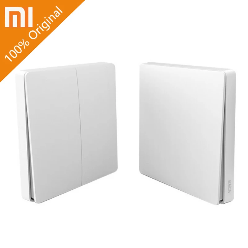 

Original Xiaomi Aqara Smart Switch Light Remote Control ZiGBee wifi Wireless Key Wall Switch work with mijia Mi Home APP
