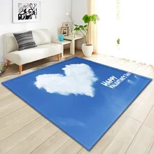 Романтический Sky ковёр для гостиной I Love You Свадебные украшения коврики взрослых Спальня мягкие фланелевые прикроватный коврик ковер для гостиной