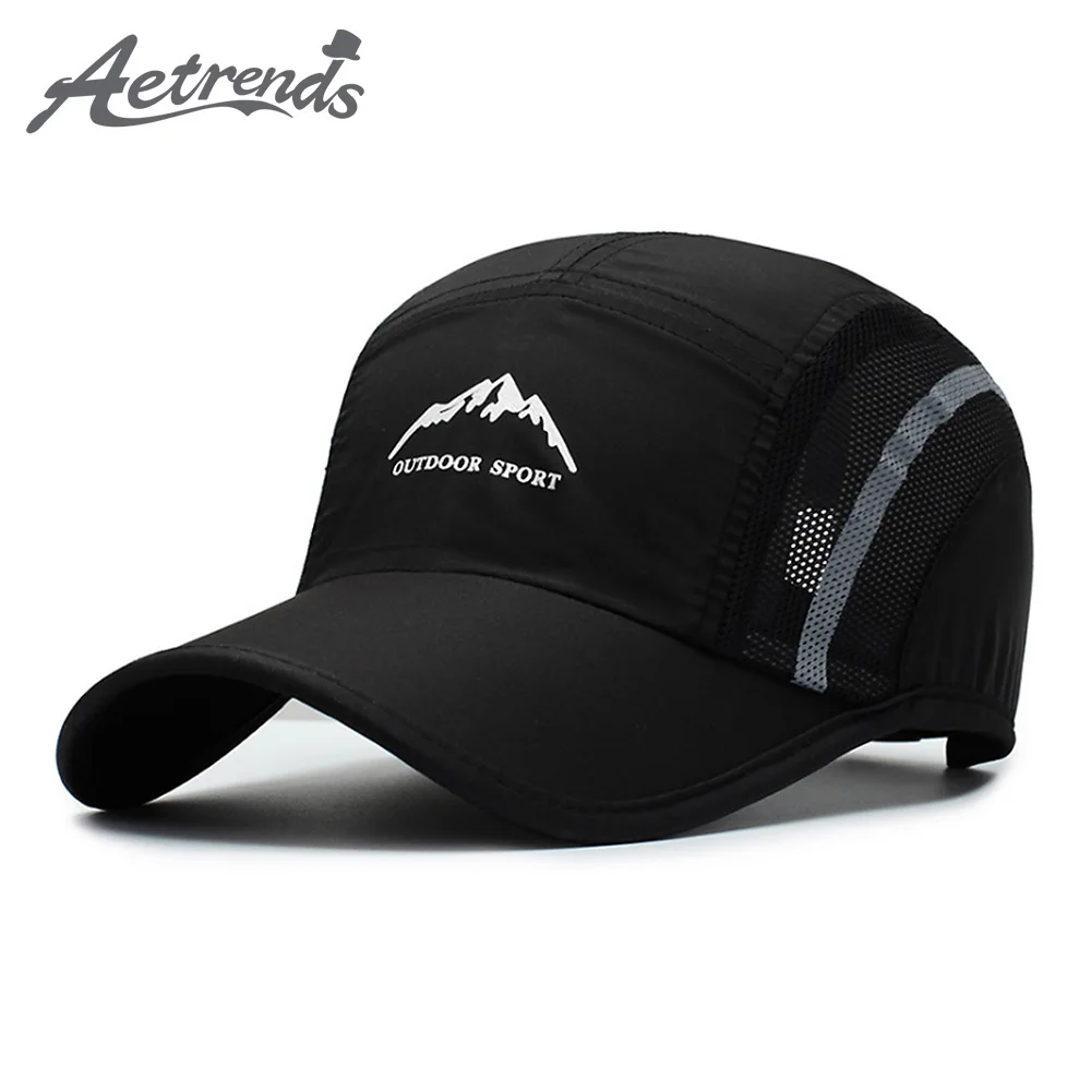 

[AETRENDS] 2019 Summer Trucker Caps Baseball Cap Men Women New Quick Dry Mesh Hats Outdoor Sport gorra hombre casquette Z-6896