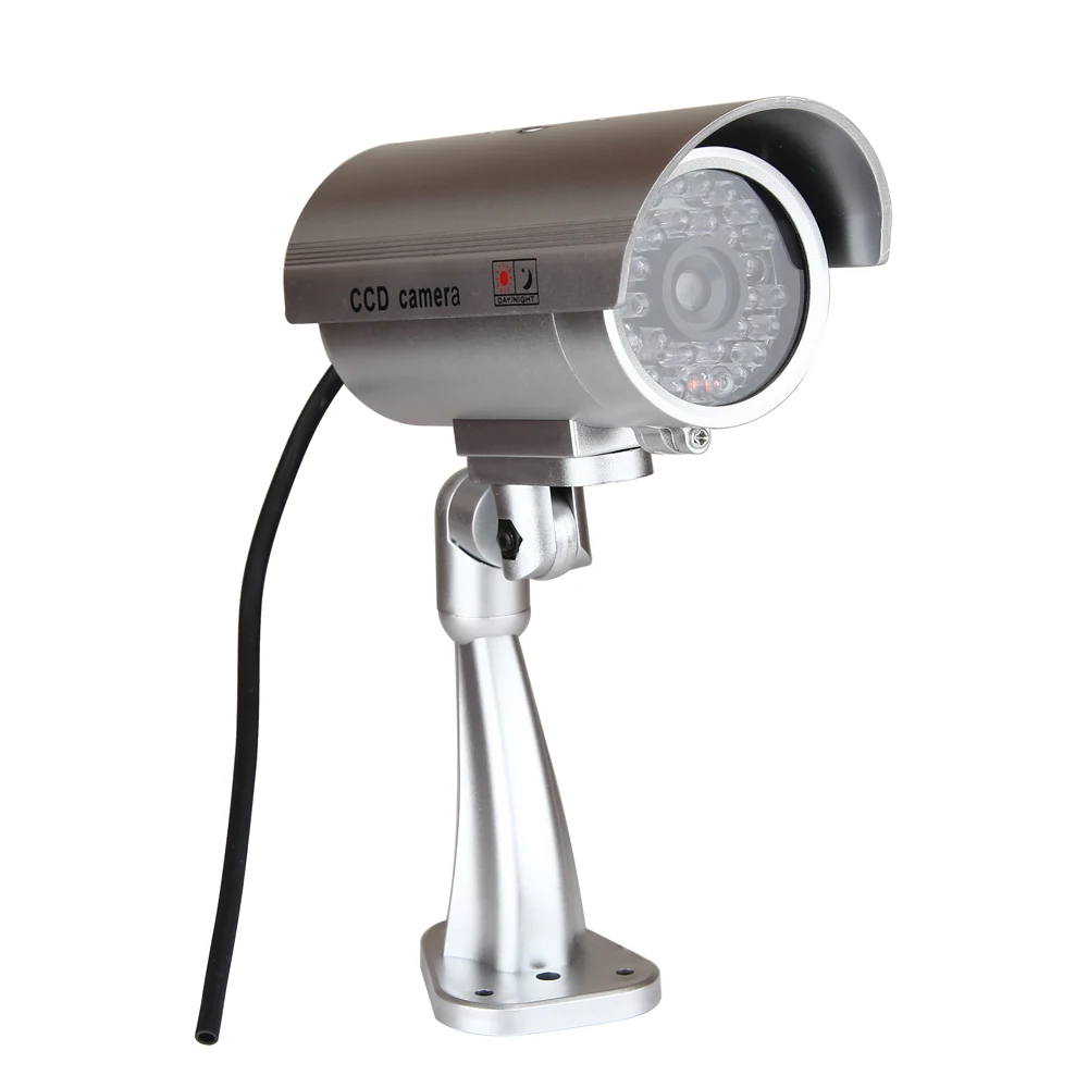 Onetree поддельный манекен камера пуля водонепроницаемый открытый Крытый безопасности CCTV камера наблюдения с мигающий красный светодиодный