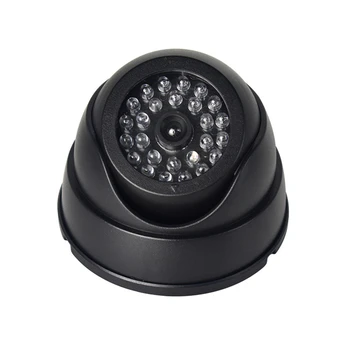 

Outdoor Dummy CCTV Camera Fake Dummy Camera Home Surveillance Security Dome Mini Camera Flashing LED Light Fake Security Camera