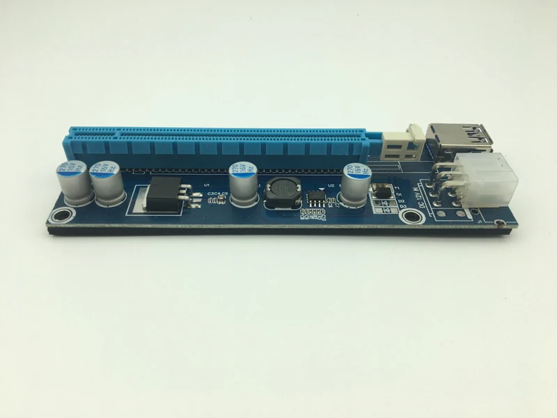 60 см USB 3,0 Mini PCI-E к PCIe PCI Express 1x к 16x удлинитель Riser Card Adapter SATA 6Pin кабель питания для майнинга Bitcoin BTC