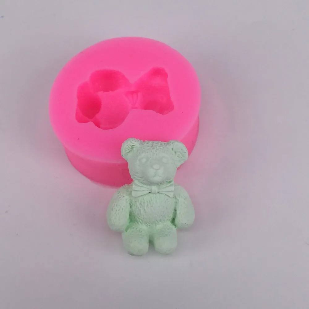 Помадные формы Φ P1005|fondant molds|silicone moldbear silicone mold |