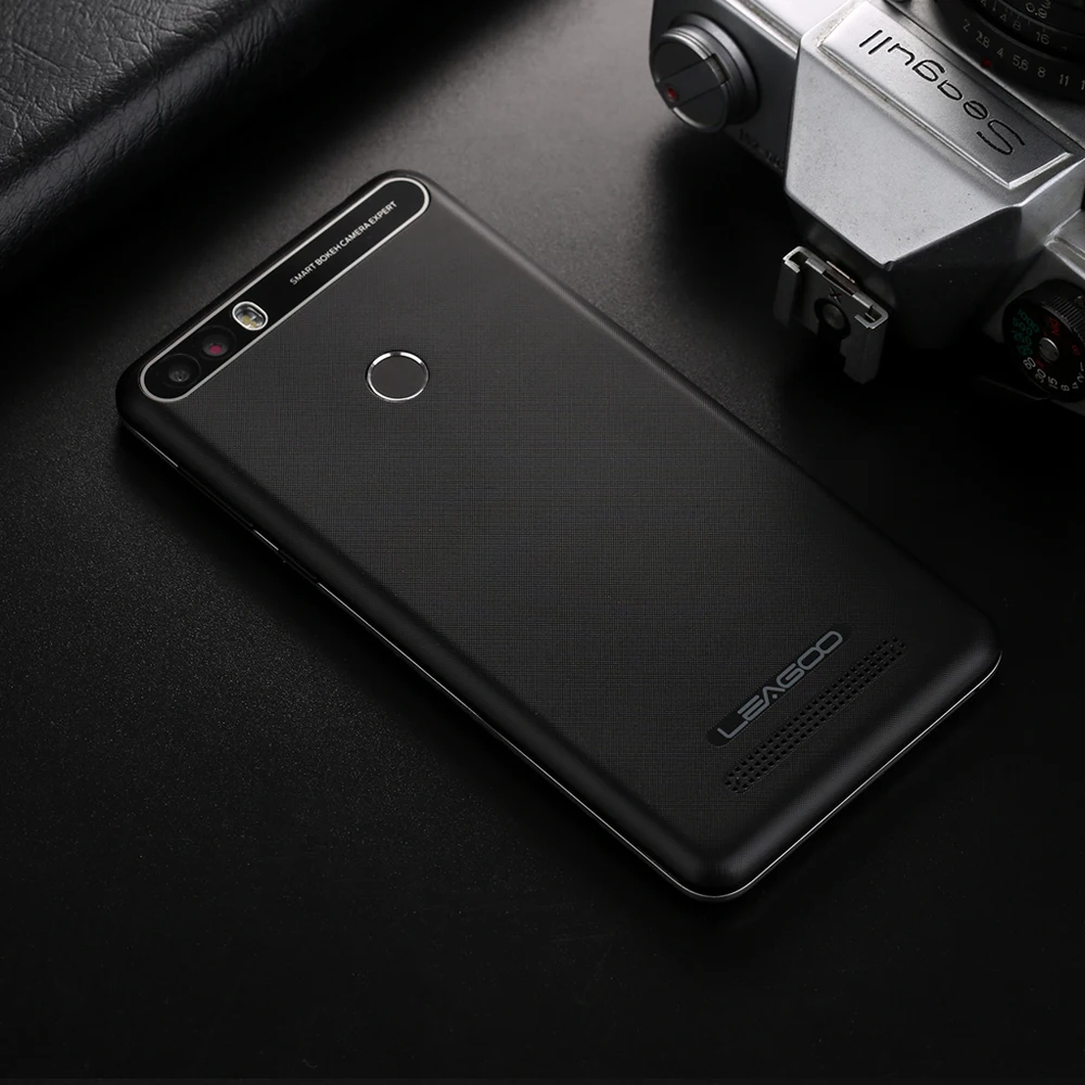 LEAGOO KIICAA POWER Android 7,0 мобильный телефон две реальные камеры 5,0 дюймов MT6580 четырехъядерный 2 Гб ОЗУ 16 Гб ПЗУ отпечаток пальца смартфон