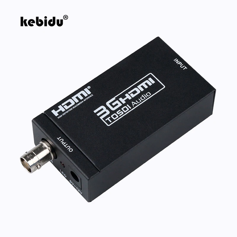 

kebidu Premium Version Mini 3G HDMI to SDI Converter Adapter Newest hdmi-sdi Converter Video Audio Converter Adapter