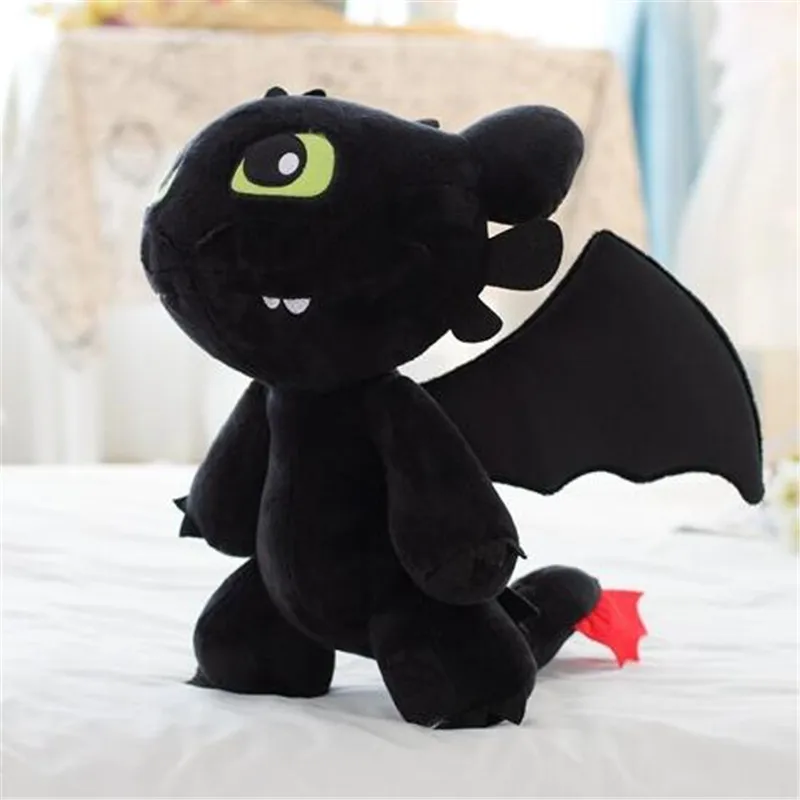 

Hot New Train Your Dragon Toothless Doll Cosplay Costumes Props Black Dragon Baby Evil Night Bolster Toy Fancy Gift