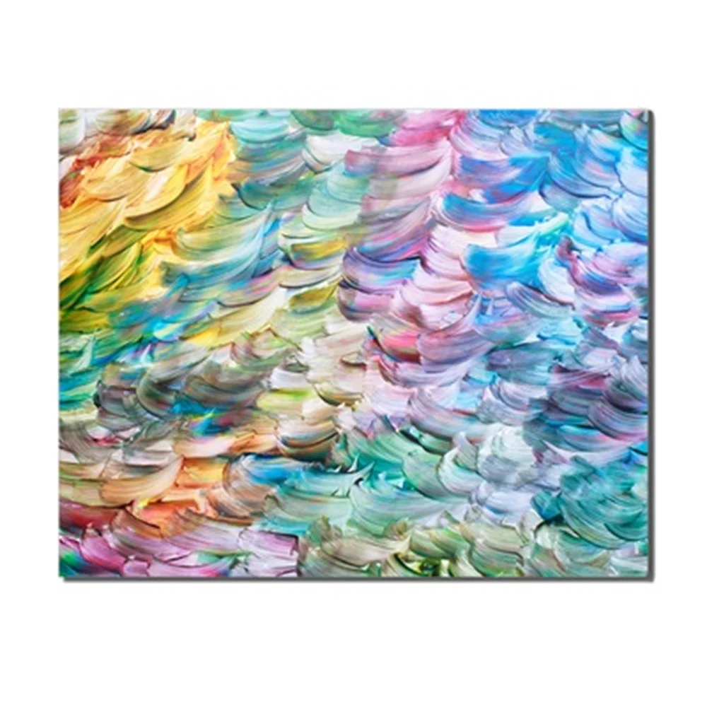 

Abstract Color Clock Simple Scene Living Room No Frame Oil Painting Print On Canvas Creative Artwork Unique Gifts For Home Decor