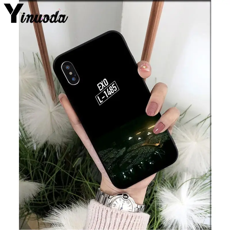 Yinuoda Kpop exo DIY красивые аксессуары для телефонов, чехол для Apple iPhone 8 7 6 6S Plus X XS MAX 5 5S SE XR Чехол для мобильного телефона s - Цвет: A9