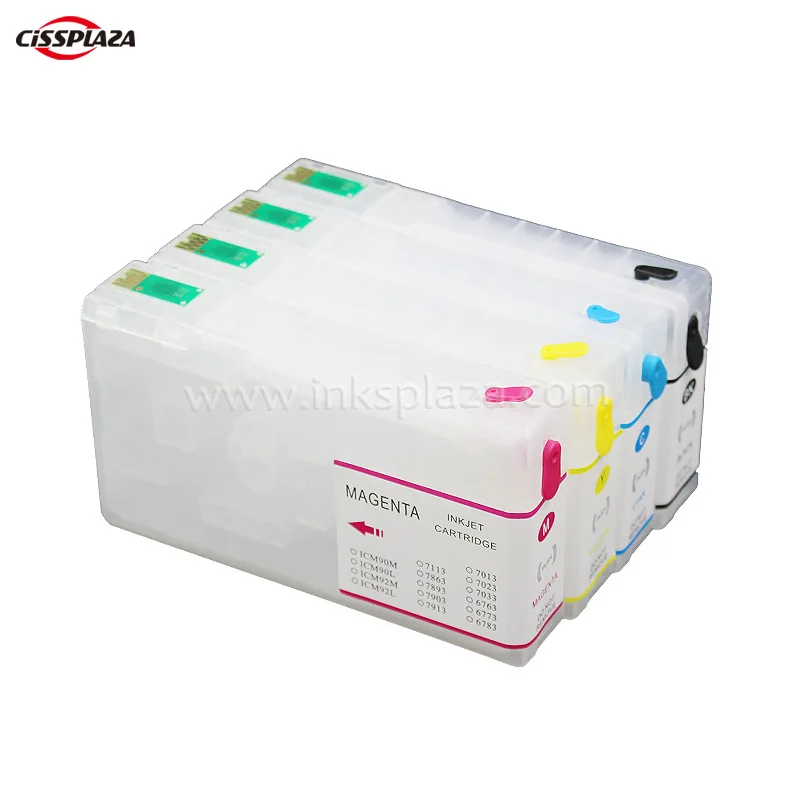 CISSPLAZA T6761XL-T6764XL 5 комплектов многоразового картридж совместим с Epson рабочей силы Pro WP 4020/4530/4540