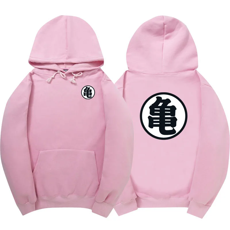 WIPU Good quality Hot Dragonball Hoodies Son Goku Sun Wukong Winter Fleece Mens Sweatshirt Streetwear Pink