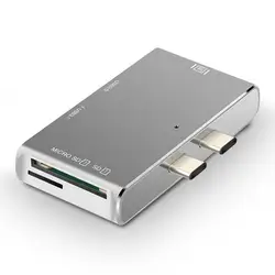 RBAYSALE 5 в 1 USB хаб с Тип C Мощность доставки Hub 4 К HDMI видео быстрой передачи USB 3,0 3,1 SD карты памяти PD для Macbook Pro
