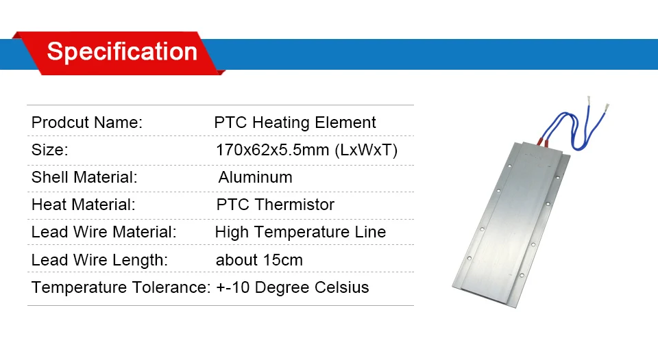 Aquecedor Termostato Placa de Potência 140 160 180 240 300W