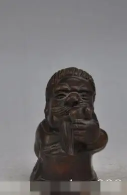 

S1181 Chinese Folk fengshui Bronze Chinese celebrities Brewmaster Statue Art Sculpture discount 30% (C0324)
