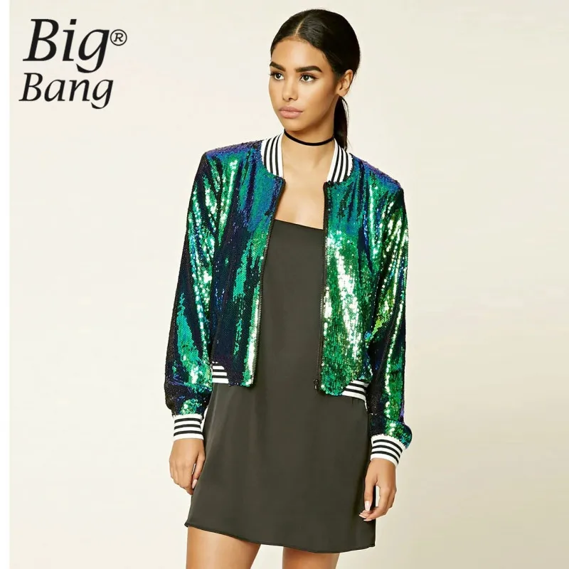 Popular Green Sequin Jacket-Buy Cheap Green Sequin Jacket