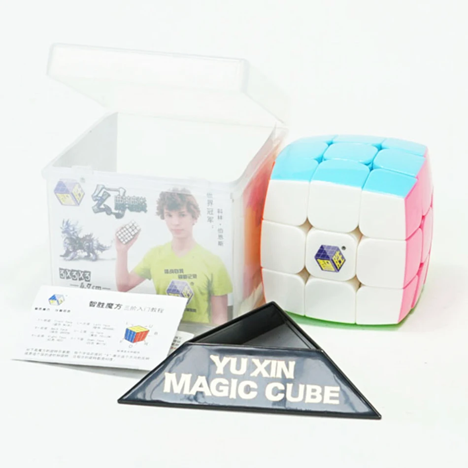 

Yuxin Zhisheng Kylin 3x3x3 Bread Cube 3*3 3layers Pillowed Cube Stickerless Speed Puzzle - Colorful