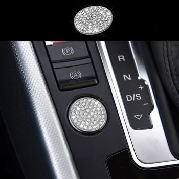 

Alloy Diamond Style Engine Start Button Case Cover Trim For Audi Q5 09-2017
