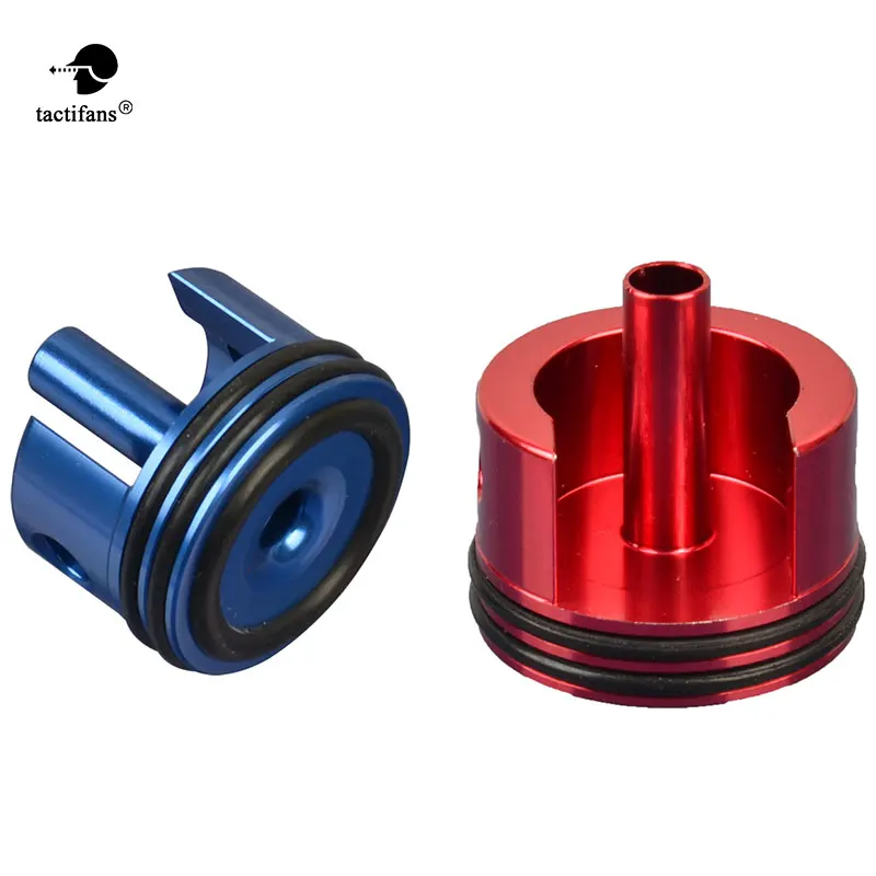 

Tactifans SHS Double O-ring Cylinder Head W/Trumpet Design O-ring On Bottom Short GT0017 For Ver.3 Airsoft AEG Gearbox Hunting