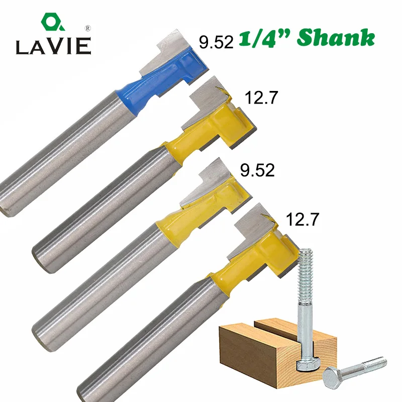 2 шт. 1/" хвостовик Т-образный резак фрезы бит шестигранный болт ключ отверстие биты т долбежные фрезы для деревообработки инструменты MC01020