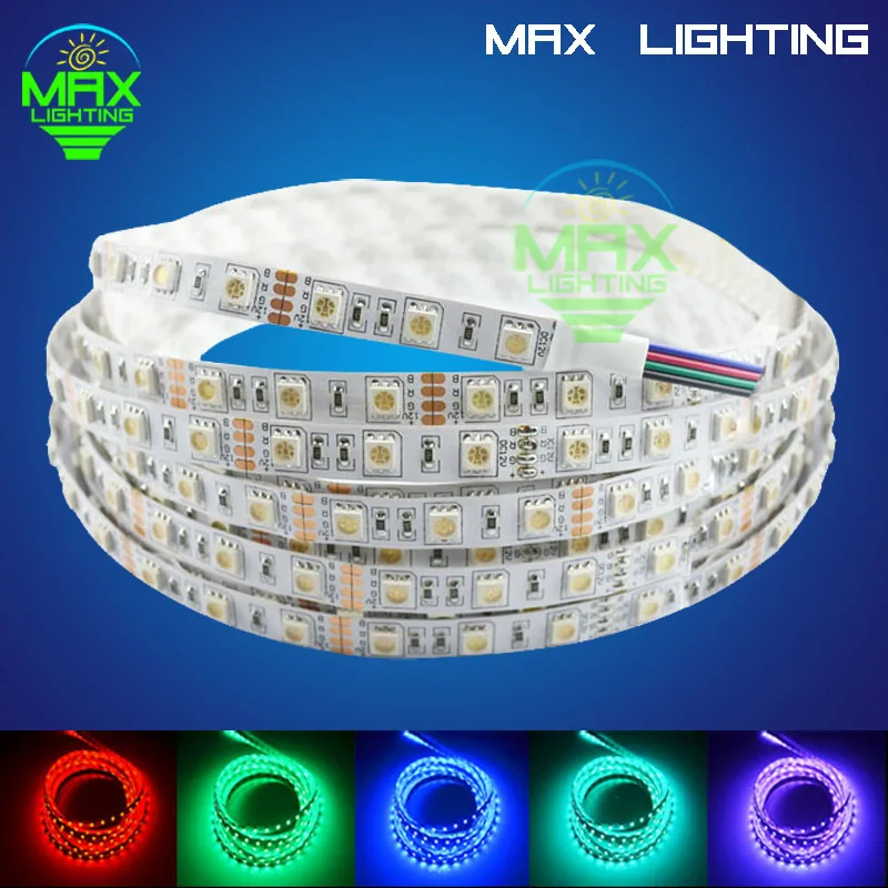 [MingBen] Светодиодные ленты faixa De светодиодный гибкие SMD 5050 DC12V 60 Светодиодный s/m 5