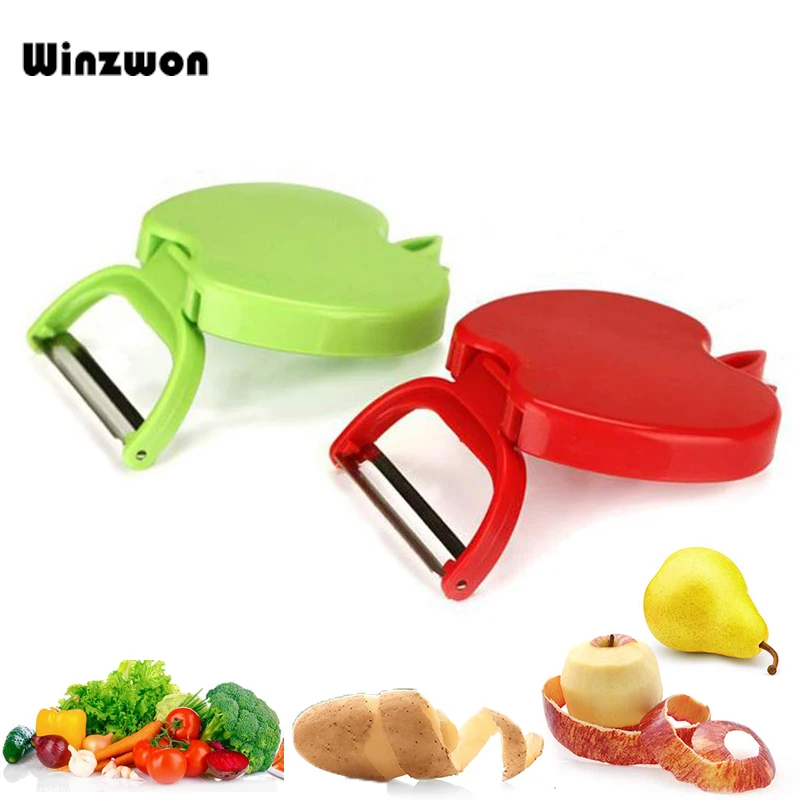 

1Pcs Folding Apple Shape Potato Apple Peeler Vegetable Cutter Slicer Julienne Peeler Fruit Knife For Kitchen Accessories Gadgets