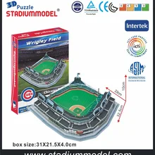 MajorLeagueBaseball MLB Chicago Cubs Home Wrigley полевой стадион 3D головоломка бумага для моделирования