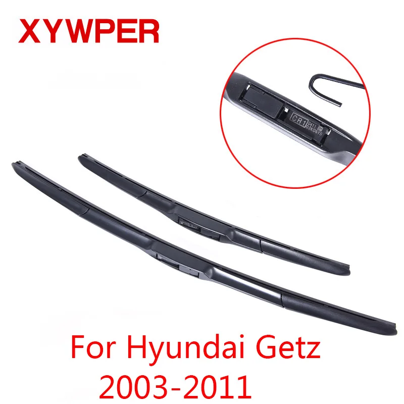 XYWPER щетки стеклоочистителя для Hyundai Getz 2003 2004 2005 2006 2007 2008 2009 2010 2011 Автомобильные