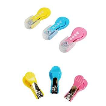 

Hot Colorful Cute Safety Toddler Finger Nail Manicure Trimmer Nail Cutters High Quality Baby Nail Clippers Baby Nail Care