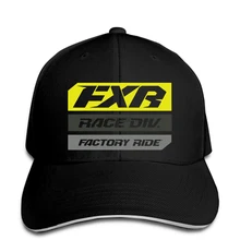 FXR Racing Division Мужская бейсболка чёрная Hi-Vis снегоход внедорожный Кроссовый Повседневный Snapback Кепка Женский солнцезащитный козырек