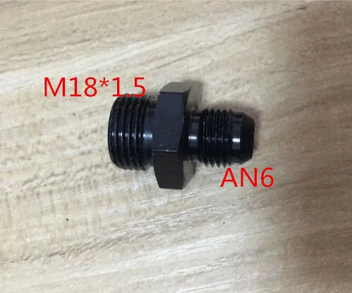 

new male M18 P1.5 M18 * 1.5 M18*1.5 18*1.5 to 6an an6 an 6 male adaptor adapter Fitting