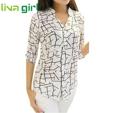 Для женщин Пеший Туризм Футболка Топ Обувь для девочек с длинными рукавами и принтом Шифоновая блузка дамы Фитнес футболки Mujer пикантные Тонкий Блузка mar10a2