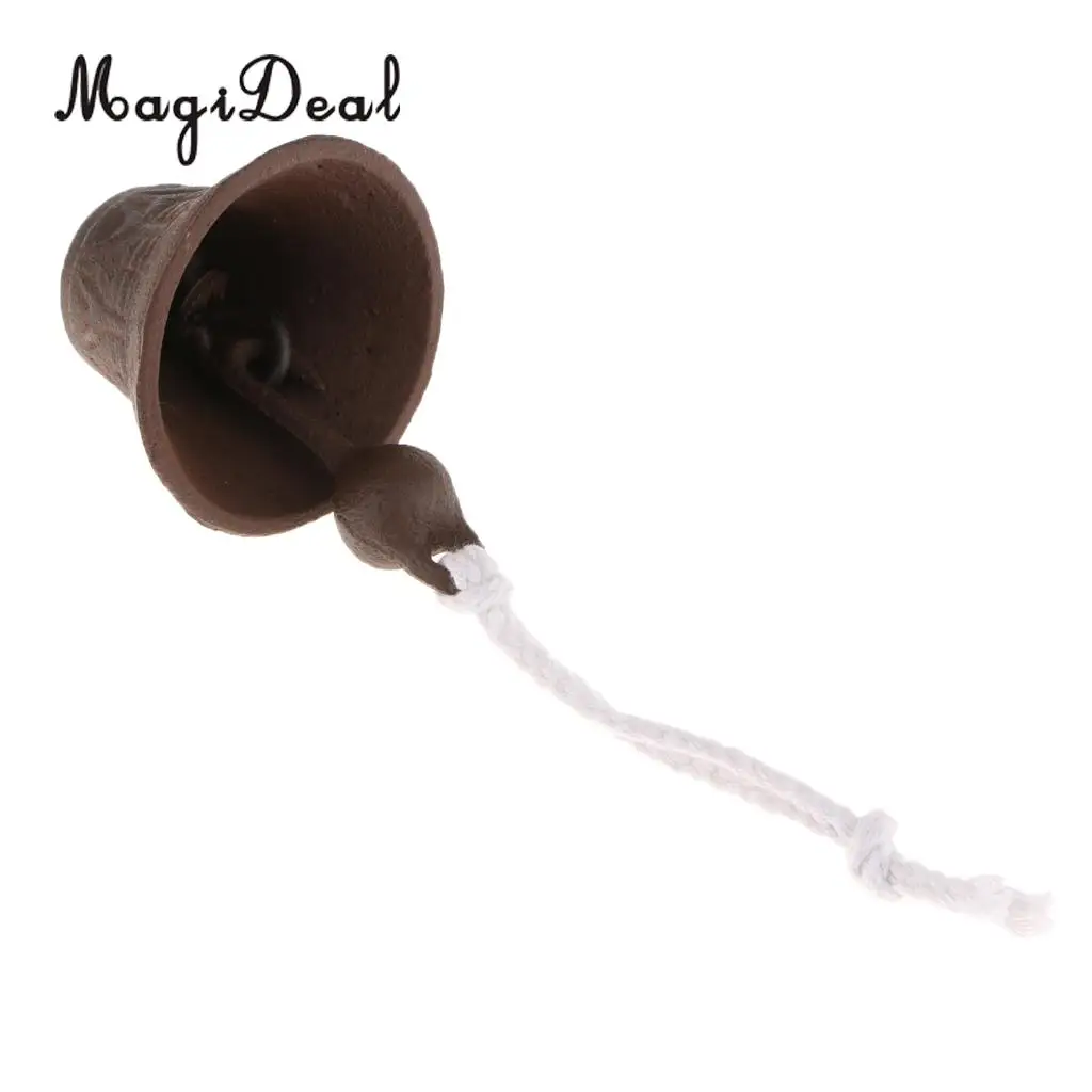 Outdoor Dinner Bells Vintage Antique Cast Iron Bracket Mounts Bell Indoor Outdoor Wall Mounted Door Bells