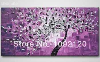 

Abstract Art Tree Oil Painting on canvas. High quality hand painted home decor wall picture. HOT Knife Paintings