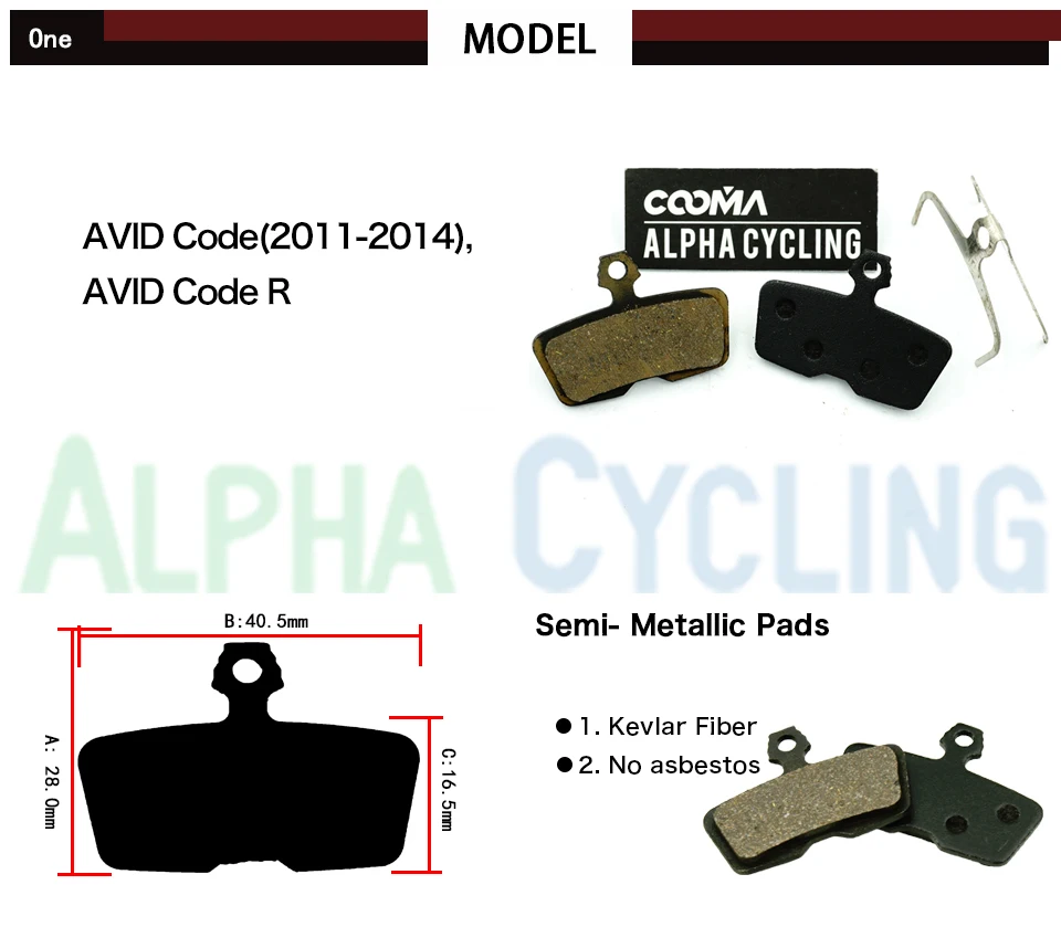 code r brake pads