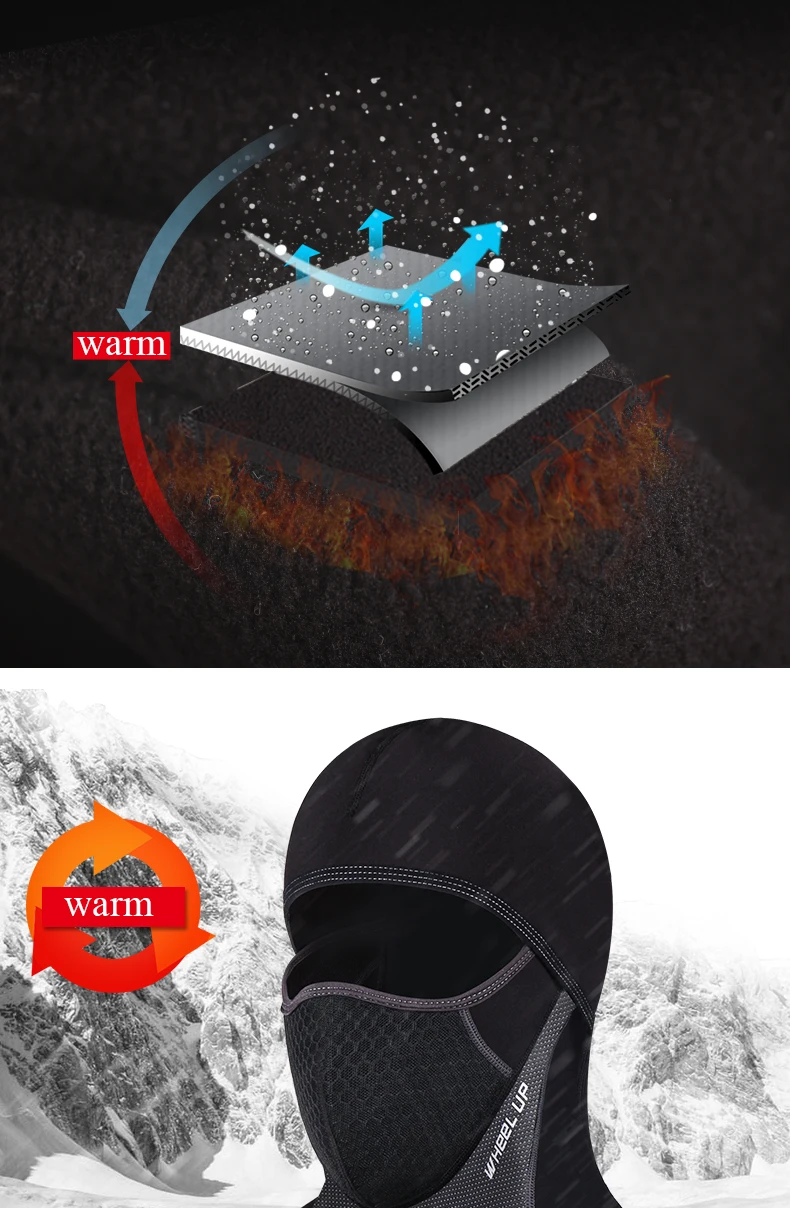 Зимняя велосипедная Кепка, Флисовая теплая Ветрозащитная маска для лица, Балаклава для катания на лыжах, рыбалки, катания на коньках, головной убор
