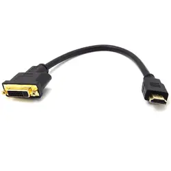 HDMI к DVI 24 + 5/DVI DVI-I кабель адаптер конвертер Поддержка 1080 P для HDTV ЖК-дисплей