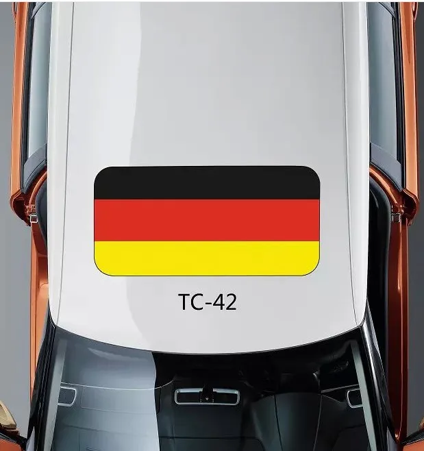 

1Pc DIY Car Sunroof Wrap Roof Window Film Vinyl DIY Sticker Decal 90cmX50cm germany