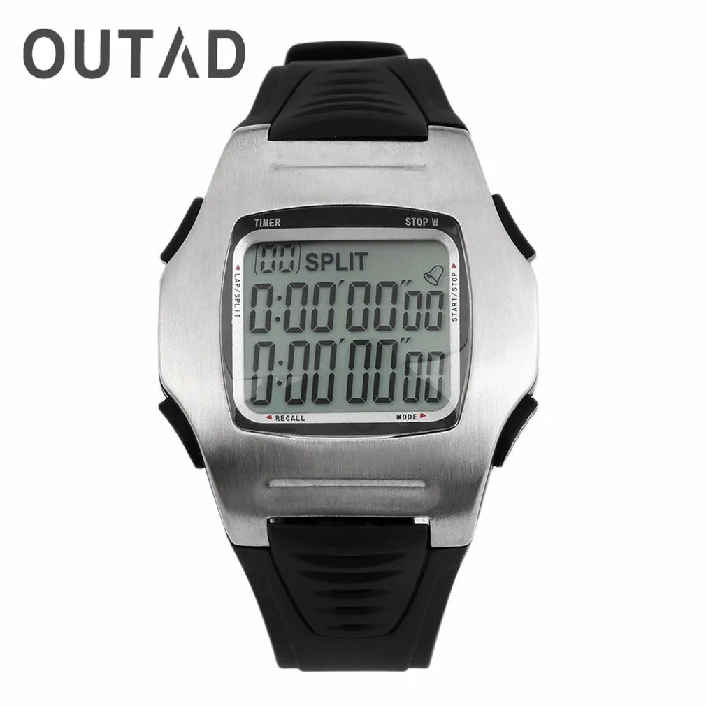 digital wrist watch with stopwatch