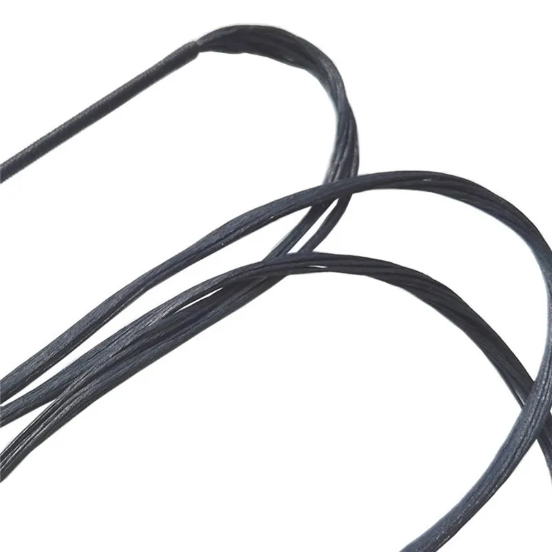 Günstig 12 14 16 stränge Bogenschießen Bowstring Fit 48   70  Bow Schwarz Ersetzen Bogen String Recurve Bogen Longbow Schießen jagd Zubehör