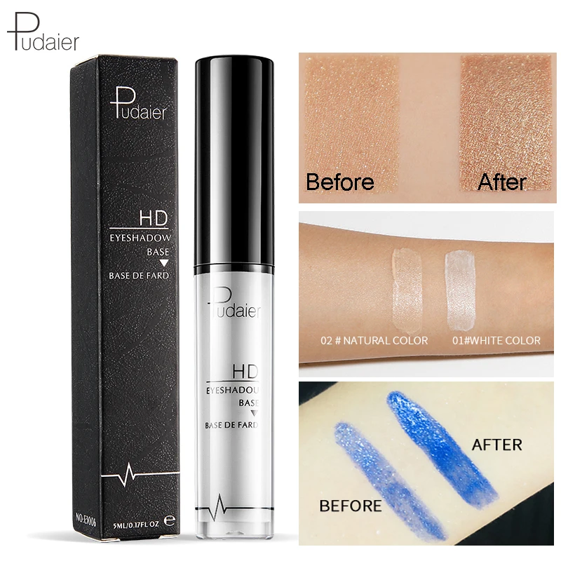 2018 Pudaier Enlighten Eye Primer Макияж Тени для век Гель тени праймер полное покрытие