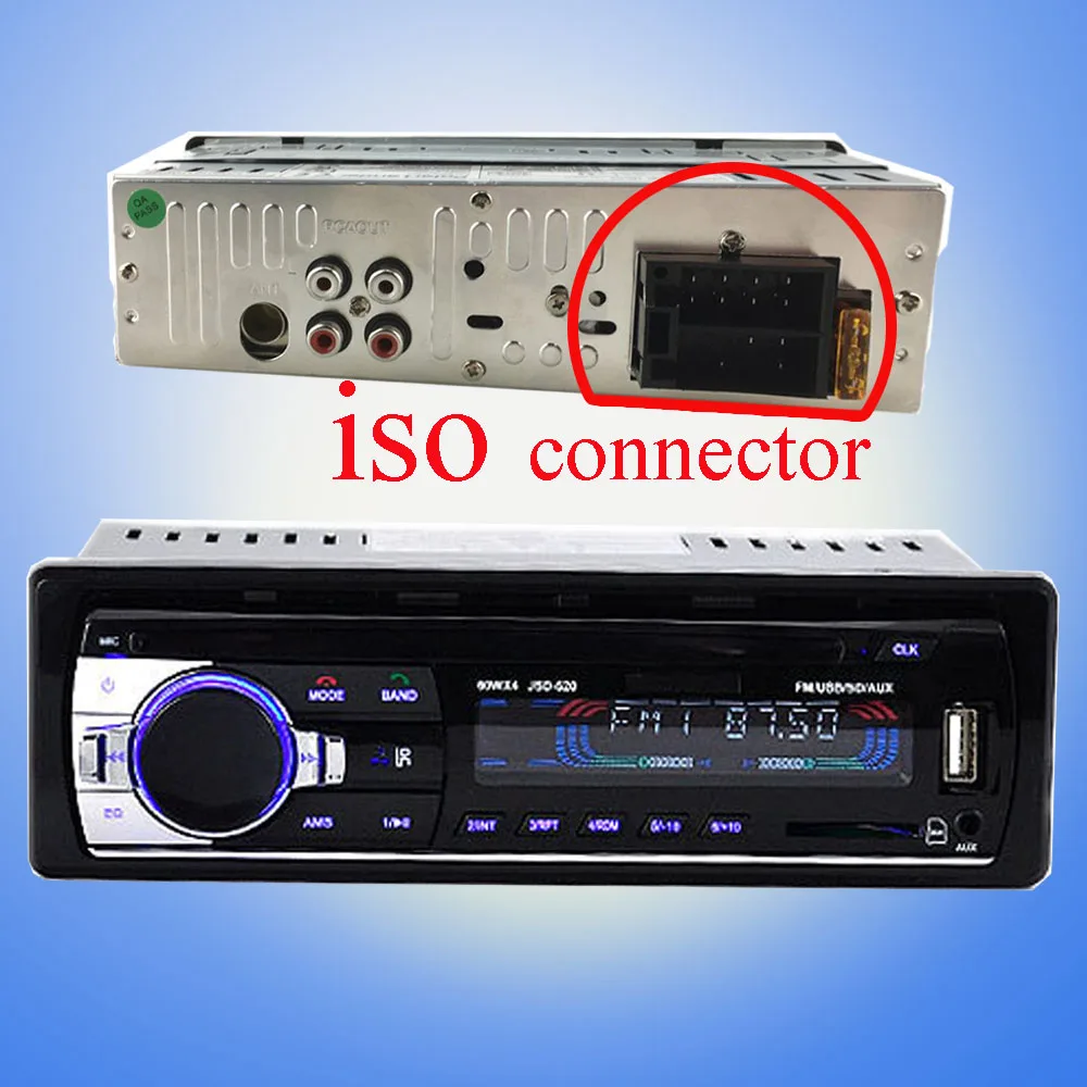 MP3/WMA/WAV плеер MP3 плеер 1 DIN 12 в FM/SD/USB/AUX несколько эквалайзеров JSD 520 дистанционный контракт автомобиля стерео радио Bluetooth
