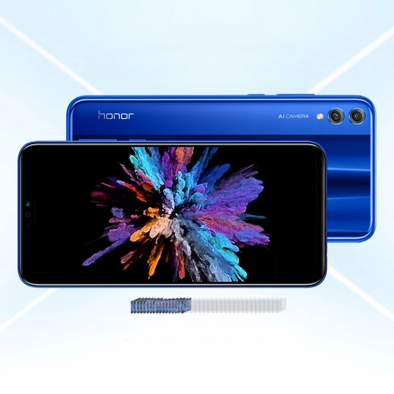Оригинальный huawei смартфона Honor 8X4 Гб 64 8X20 Мп двойные задние Камера четрыре ядра