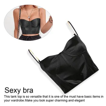 

Women's Incorporate more sexy and fashionable elements Elegant Patchwork Chain Strap Metal Satin Summer Explosion Slim Female U