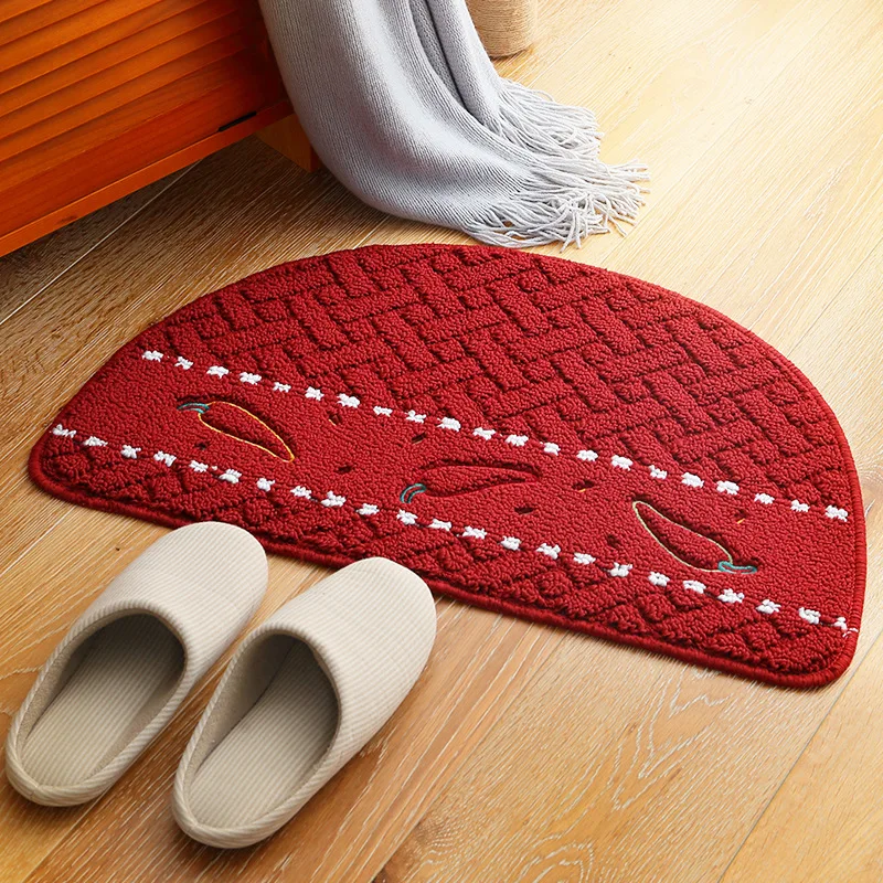 MDCT Semi circle Floor Mats Hallway Kitchen Bath Toilet