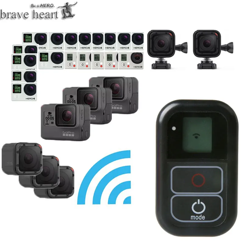 Smart Gehen Pro Fernbedienung Für Gopro hero 5 7 Sitzung 3 + (Plus) 3 5 s 4 s hero 6 Gopro5 hero 4 hero 5 hero 3 hero 7 kamera WIFI Fernbedienung