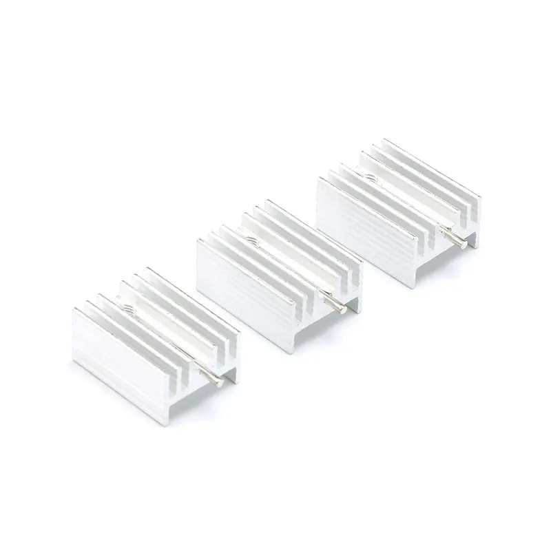 10Pcs Aluminum Heatsink Transistor Radiator With Needle For Transistors TO-220 Z09 Drop ship (1)