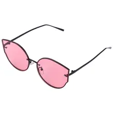 Модные солнцезащитные очки "кошачий глаз", женские роскошные солнцезащитные очки с большой оправой, UV400, S17014