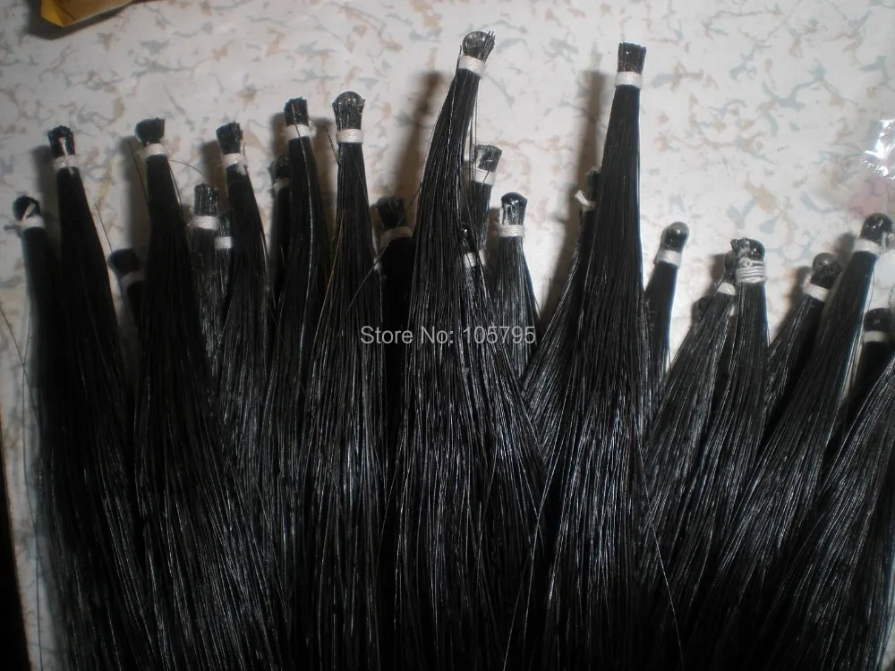 

10 Hanks High quality Black Violin Bow hair 6 grams each hank in 32 inches