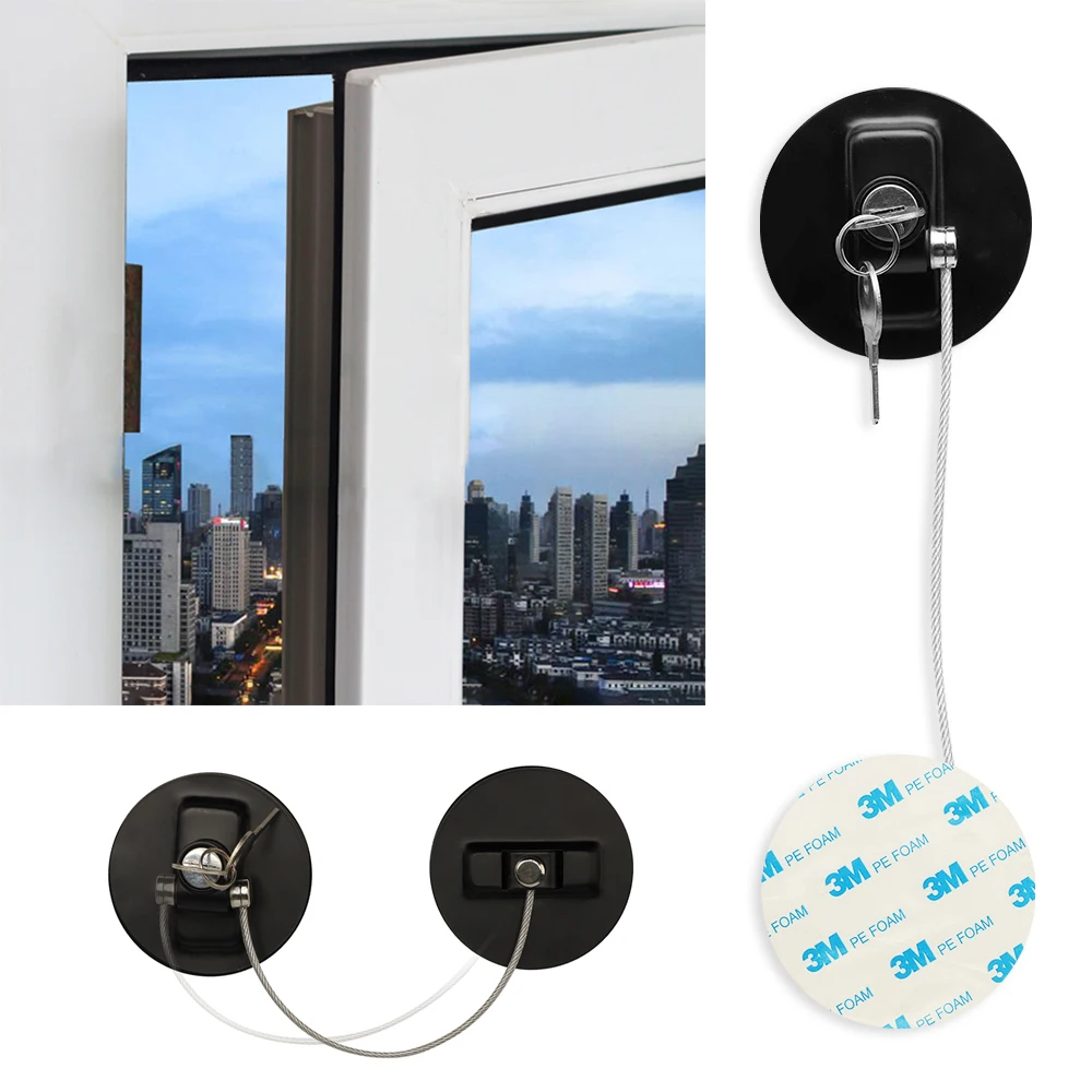 

Children's Window Refrigerator Protection Lock Window Fridge Door Limit Prevent Children From Falling Window Baby Security Lock