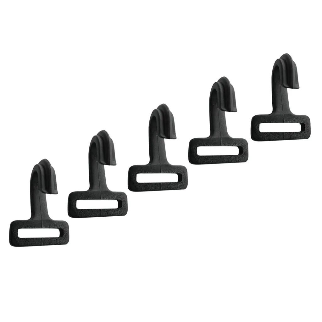 5Pcs Durable Plastic Inner Tent Clips Clip On Hooks For Awning Tent Frames
