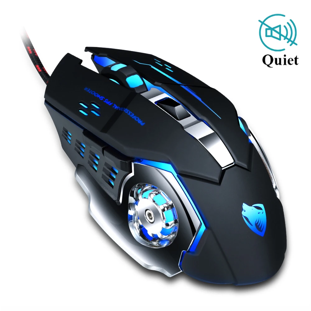 Professional Gamer Gaming Mouse 8D 3200DPI Adjustable Wired Optical LED Computer Mice USB Cable Silent Mouse for laptop PC Professional Gamer Gaming Mouse 8D 3200DPI Adjustable Wired Optical LED Computer Mice USB Cable Silent Mouse for laptop PC